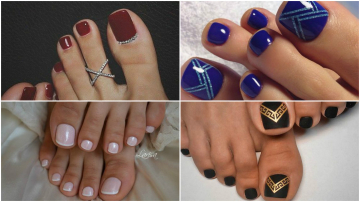 25 de idei de pedichiură perfecte pentru iarnă