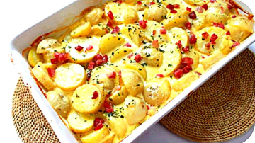 Cartofi carbonara, odată ce-i gustați, nu veți mai face altfel cartofii