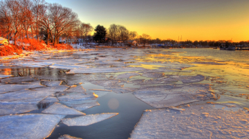 A fost anunțat cod galben în legătură cu înghețarea râurilor și a lacurilor