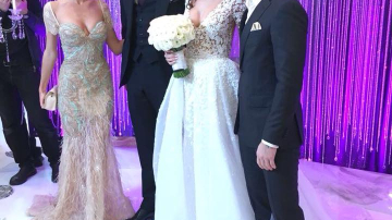 Olga Blanc, prezentă la nunta fotbalistului Dmitri Tarasov