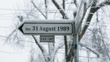 Trafic suspendat pe strada 31 august