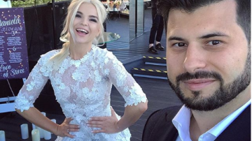 Cine a creat rochia de mireasă a Danielei Burlac