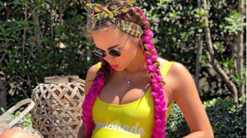 Беременная Ксения Дели поделилась фото с мужем