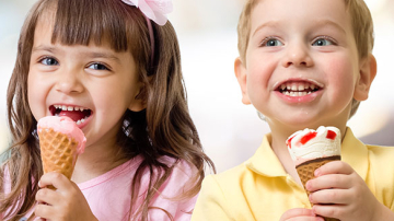 Înghețata și băuturile reci NU îmbolnăvesc copiii