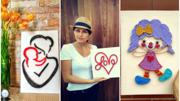 Мама из Кишинева создаёт удивительные картины из гвоздей и нитей