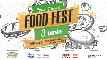 Vino flămând la cea mai gustoasă petrecere a începutului de vară – FOOD FEST!