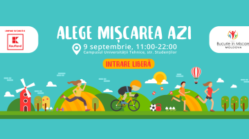 Выберите движение сегодня! Фестиваль «Bucurie în mișcare» возвращается и в этом году