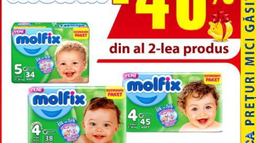 Ofertă specială de la Molfix! Cumpără scutece la PREȚ PROMO