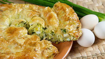 Învîrtită cu ou şi ceapă verde