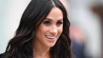 Meghan Markle, primele fotografii în care i se vede burtica de gravidă