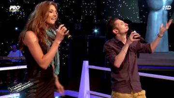 Tatiana Heghea în duel muzical. Publicul s-a ridicat în picioare şi a râs cu poftă