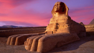 Sfinxul egiptean a fost redeschis după restaurare