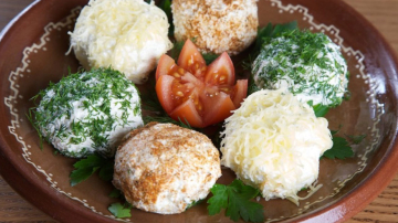 Reţeta zilei: Gogoşi picante din brînză de vaci şi de oi