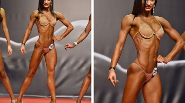 Молдавская культуристка - вторая на Кубке мира по бодибилдингу