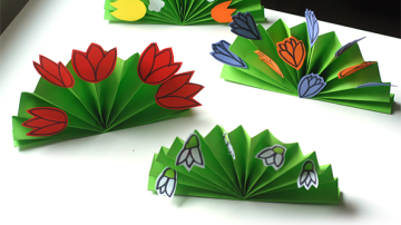 Создаем весну своими руками. Очень простая поделка для деток