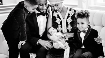 Фото дня: Алиша Кис с новорожденным сыном