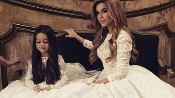 Ксения Бородина примерила свадебное платье