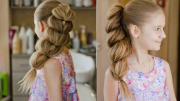 Cosiță ca cea a Prințesei Jasmine. Coafură pentru fetițe