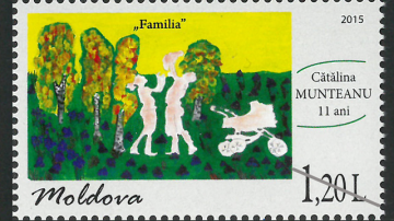 Mărci poștale desenate de copii (FOTO)