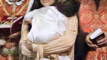 Ким Кардашьян поделилась фотографиями с крестин своей двухлетней дочери в Иерусалиме