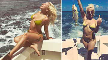 Леди Гага поделилась снимками в бикини с отдыха на Багамах