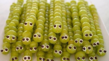 Оригинальная подача фруктов на детский праздник