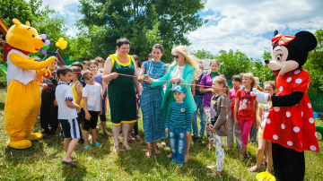 Добрые дела от "Доброго Сердца". Открытие детской площадки в районе Шолданешть