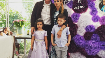 Ксения Бородина и Курбан Омаров  готовят детей к рождению малыша