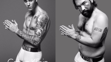 Изображая Бога: обычные парни в пародии на рекламу Calvin Klein