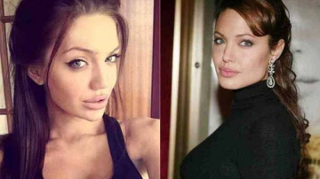 Seamana ca doua picaturi de apa. Vezi cum arata sosia Angelinei Jolie