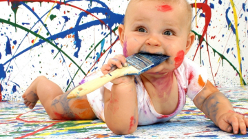 Participați la expoziția micuților pictori în BLINOFF!