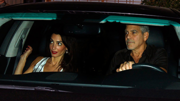 Джордж и Амаль Клуни отметили первую годовщину свадьбы