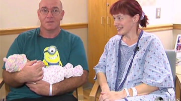 Американка узнала о беременности за час до родов