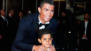 Криштиану Роналду вывел пятилетнего сына в свет