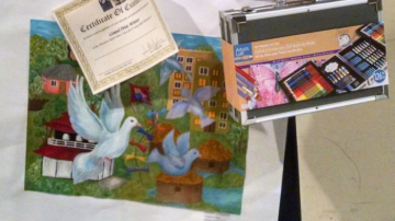 Учащиеся из Унген заняли призовые места в рамках конкурса живописи в США