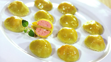 Pelmeni verzi cu somon