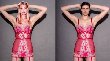 Сексуальная девушка с "мужским" лицом стала моделью