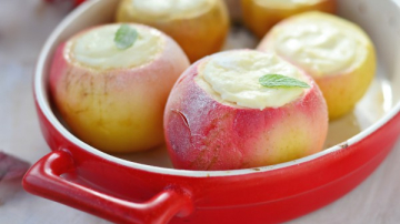 Mere coapte cu brânză