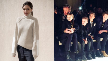 Toată familia a sosit la New York pentru a-i ține pumnii Victoriei Beckham pe podium!