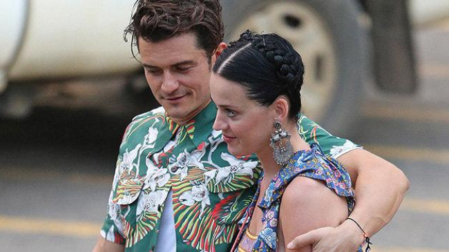 Орландо Блум и Кэти Перри отдыхают на Гавайях