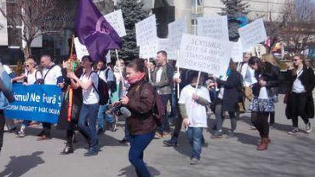 В Кишинёве состоялся марш против дискриминации по признаку пола