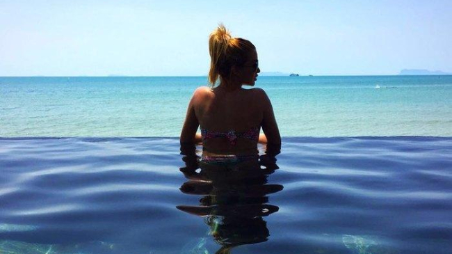 Ксения Бородина уехала с семьей в Таиланд