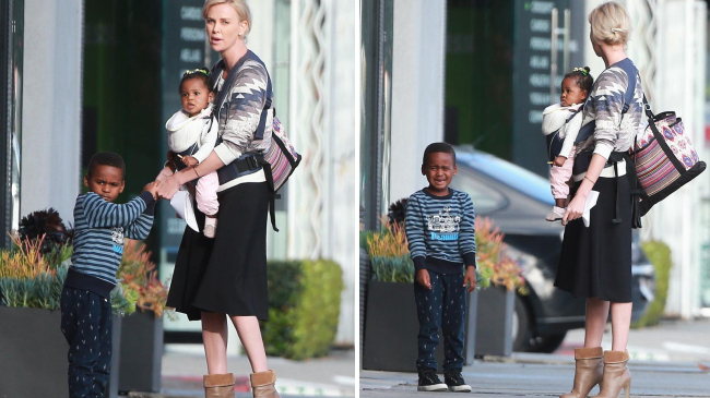 Cын изводит Шарлиз Терон постоянными истериками