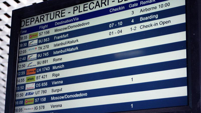 Молдавские поезда и самолеты перешли на летнее время