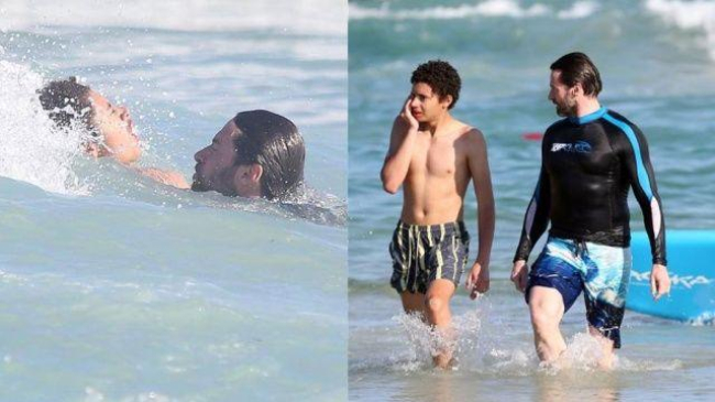 Актер Хью Джекман спас людей во время отдыха на сиднейском пляже