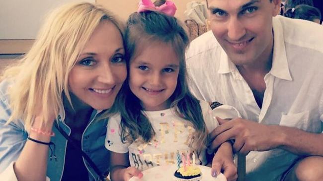 Кристина Орбакайте и Михаил Земцов отметили 4-летие дочери в США