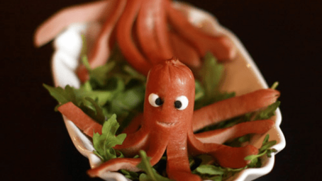 Crenvurști-caracatiță