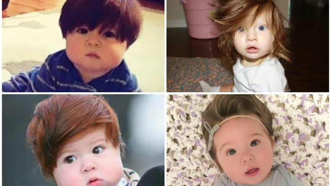 20 детишек младше годика, у которых шевелюра лучше, чем у взрослых красавиц