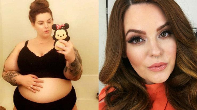 Тесс Холлидей показала фото на последнем месяце беременности назло критикам