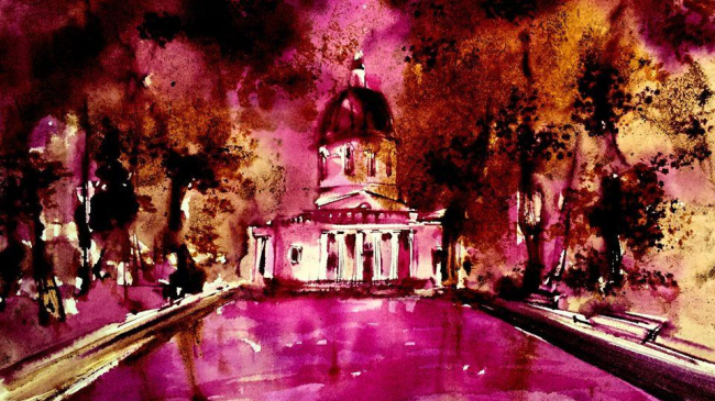 Picturi realizate în vin si cafea vor fi expuse la Chișinău